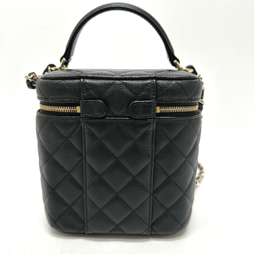 CHANEL AS2362 Coco Mark CC Matelasse Quilted Chain Bag Shoulder Handbag Vanit...